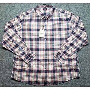 UNTUCKit Francavidda Shirt Mens 3XL Multicolor Plaid Button Up Long Sleeve New